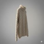 Knit Turtleneck Sweater (Digital)