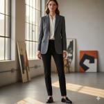 Tailored Wool Blazer